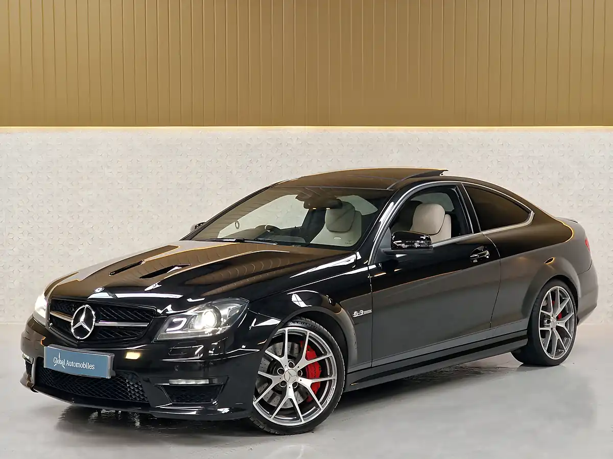 Used 2013 Mercedes-Benz C-Class 507 Edition Coupe Obsidian Black - Interior and Exterior details 10