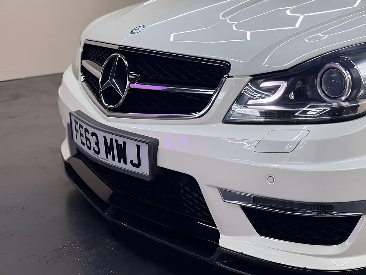 Used 2013 Mercedes-Benz C-Class AMG Edition 125 White - Interior and Exterior details 11