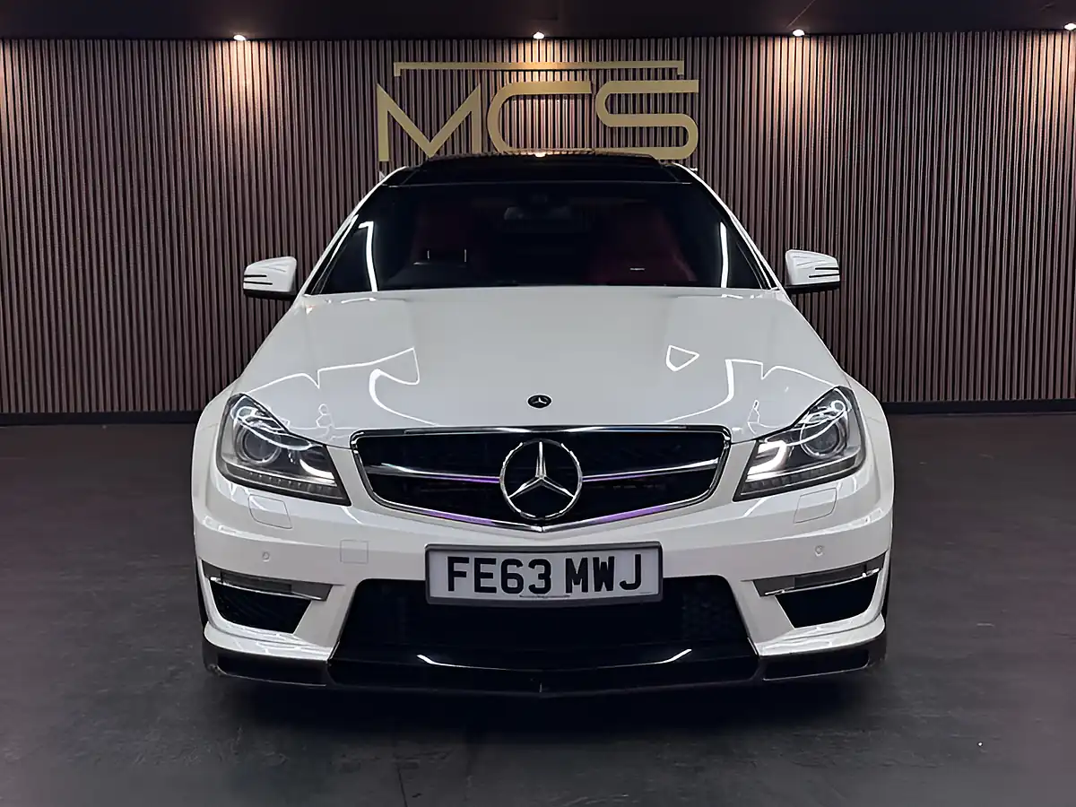 Used 2013 Mercedes-Benz C-Class AMG Edition 125 White - Interior and Exterior details 3