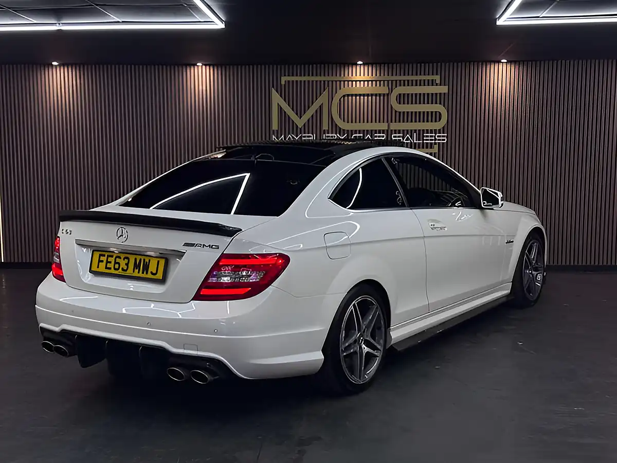 Used 2013 Mercedes-Benz C-Class AMG Edition 125 White - Interior and Exterior details 5