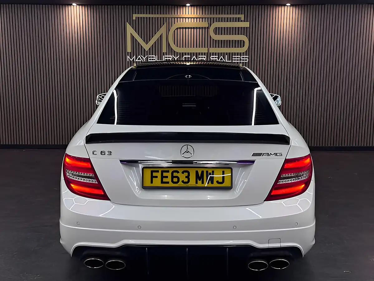 Used 2013 Mercedes-Benz C-Class AMG Edition 125 White - Interior and Exterior details 6