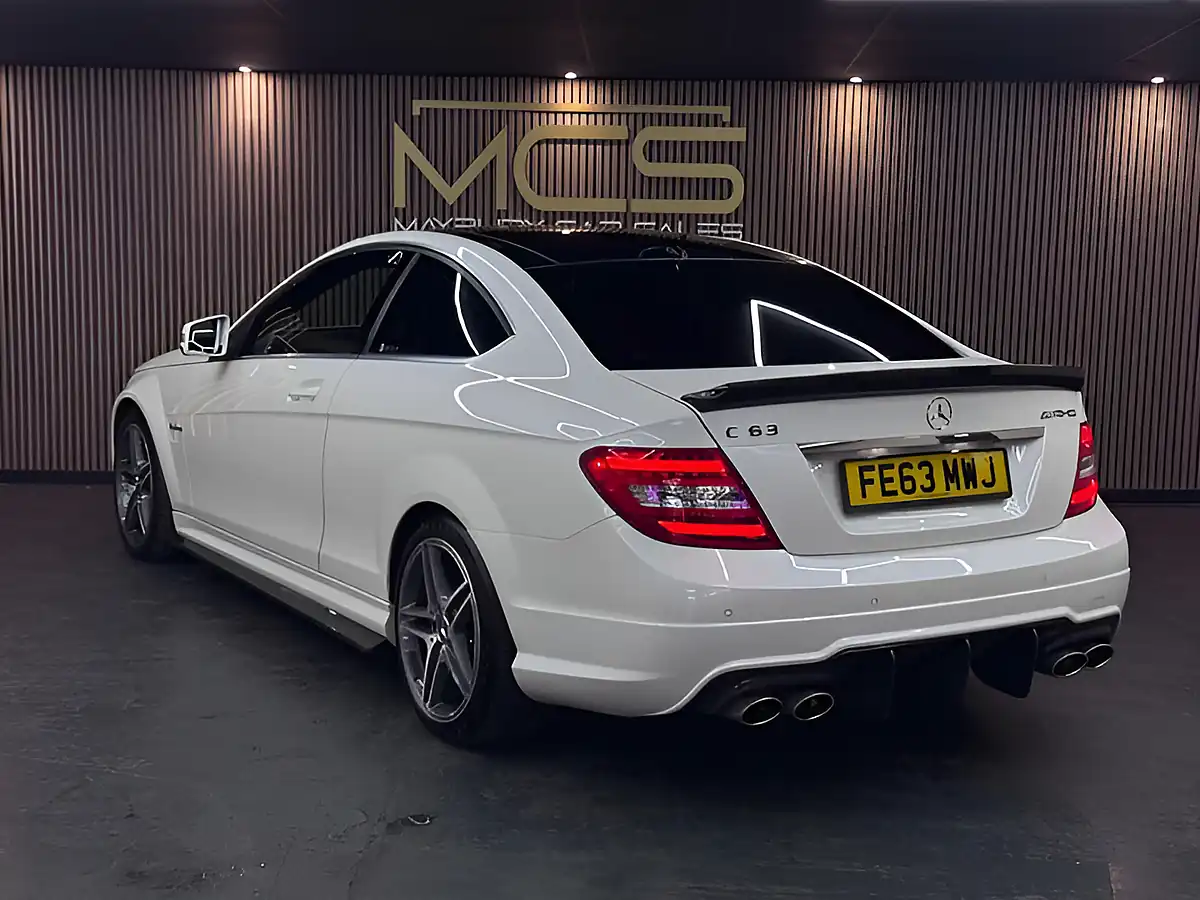 Used 2013 Mercedes-Benz C-Class AMG Edition 125 White - Interior and Exterior details 7
