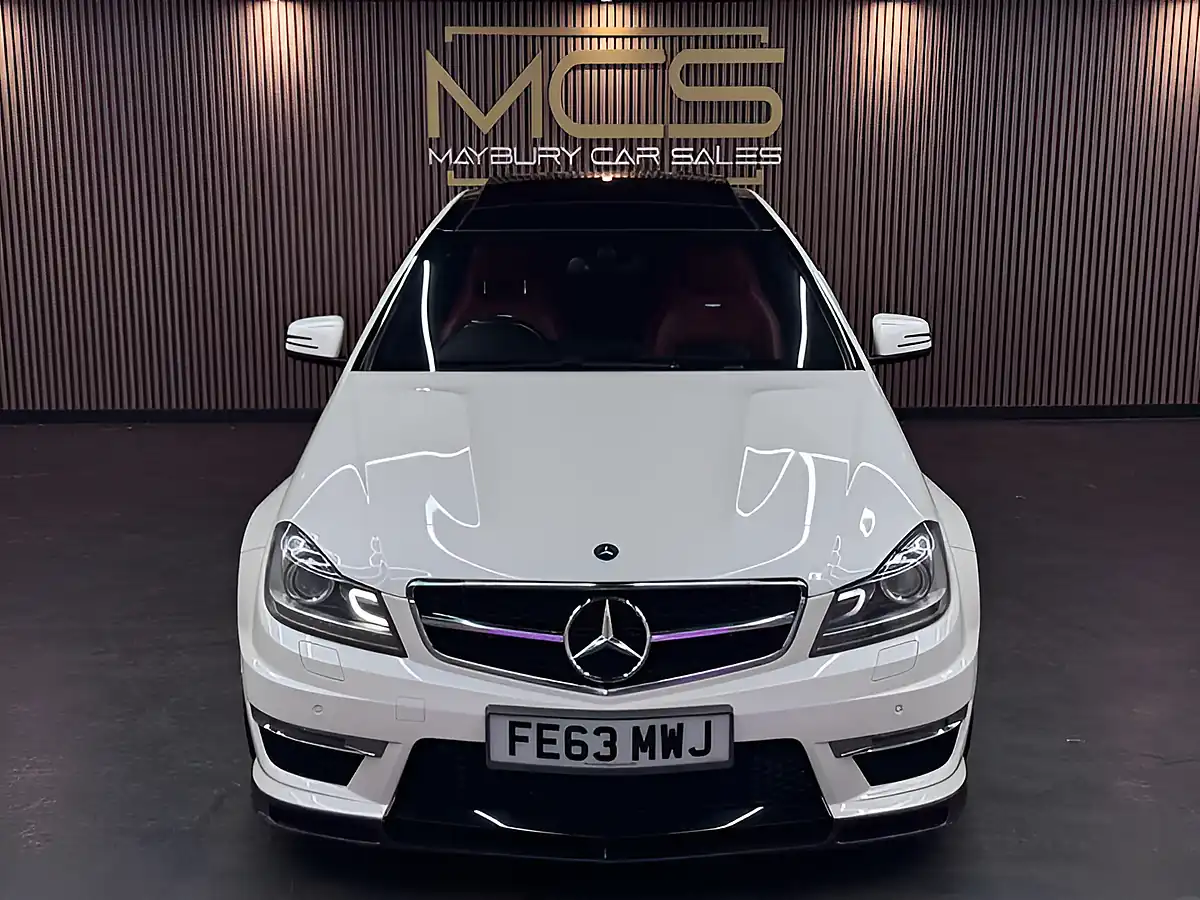 Used 2013 Mercedes-Benz C-Class AMG Edition 125 White - Interior and Exterior details 9