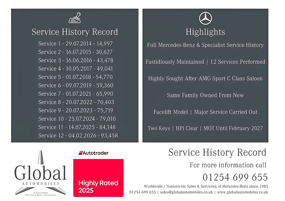 Used 2013 Mercedes-Benz C-Class AMG Sport Iridium Silver - Interior and Exterior details 2