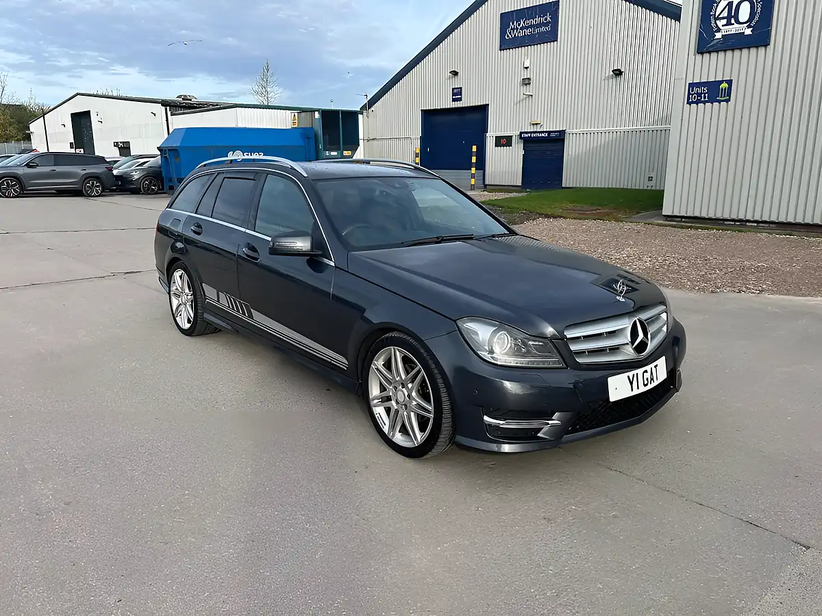 Used 2013 Mercedes-Benz C Class AMG Sport Plus Grey - Front View