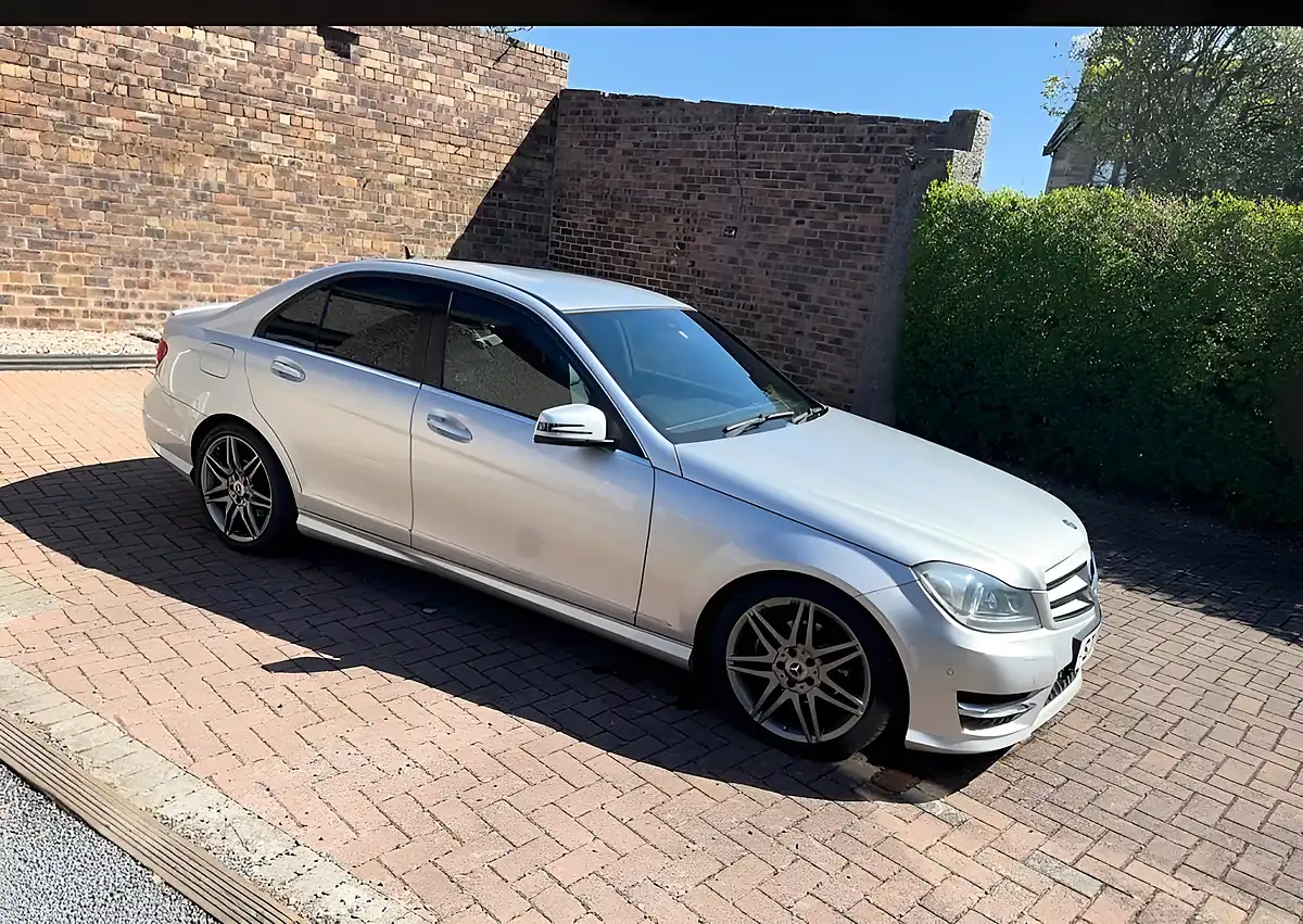 Used 2013 Mercedes-Benz C Class AMG Sport Plus Silver - Front View