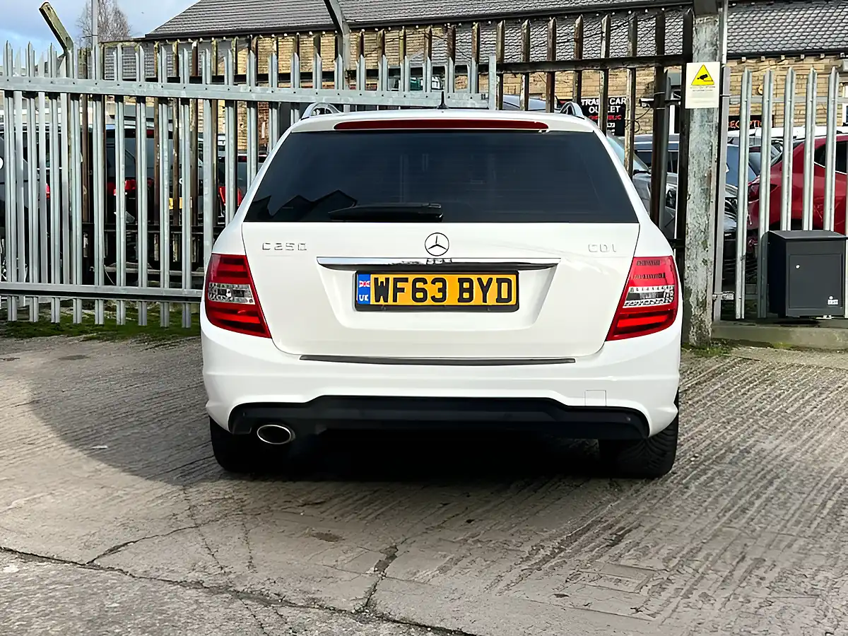 Used 2013 Mercedes-Benz C Class AMG Sport Plus White - Interior and Exterior details 11
