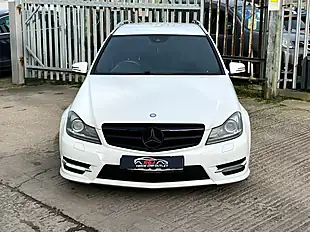 Used 2013 Mercedes-Benz C Class AMG Sport Plus White - Interior and Exterior details 7