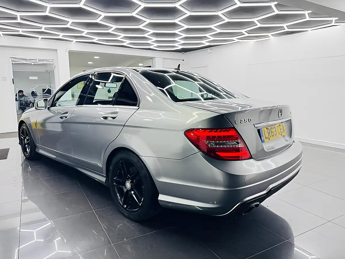 Used 2013 Mercedes-Benz C Class AMG Sport Silver - Interior and Exterior details 4