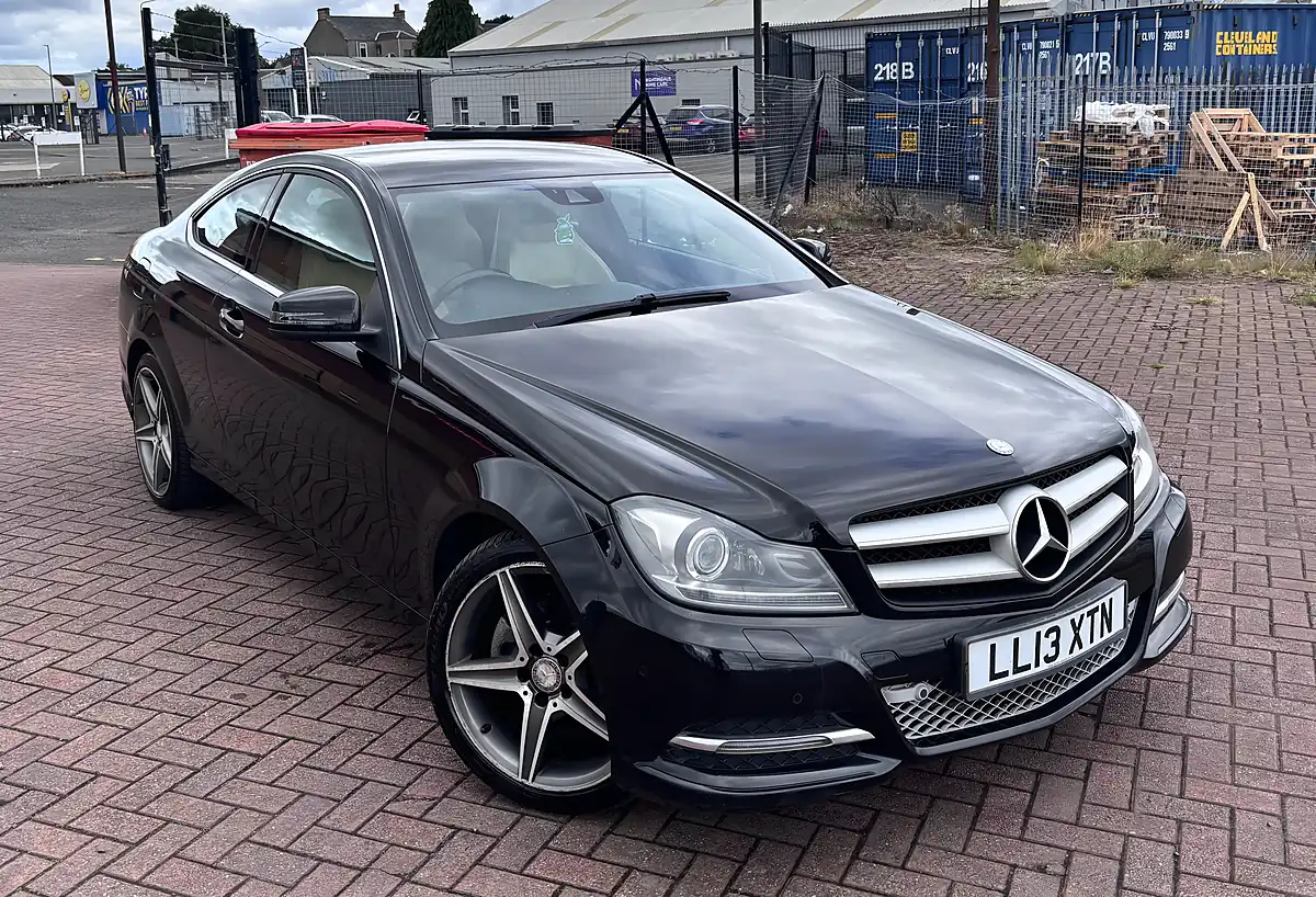 Used 2013 Mercedes-Benz C Class Executive Se Black - Front View