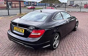 Used 2013 Mercedes-Benz C Class Executive Se Black - Interior and Exterior details 4