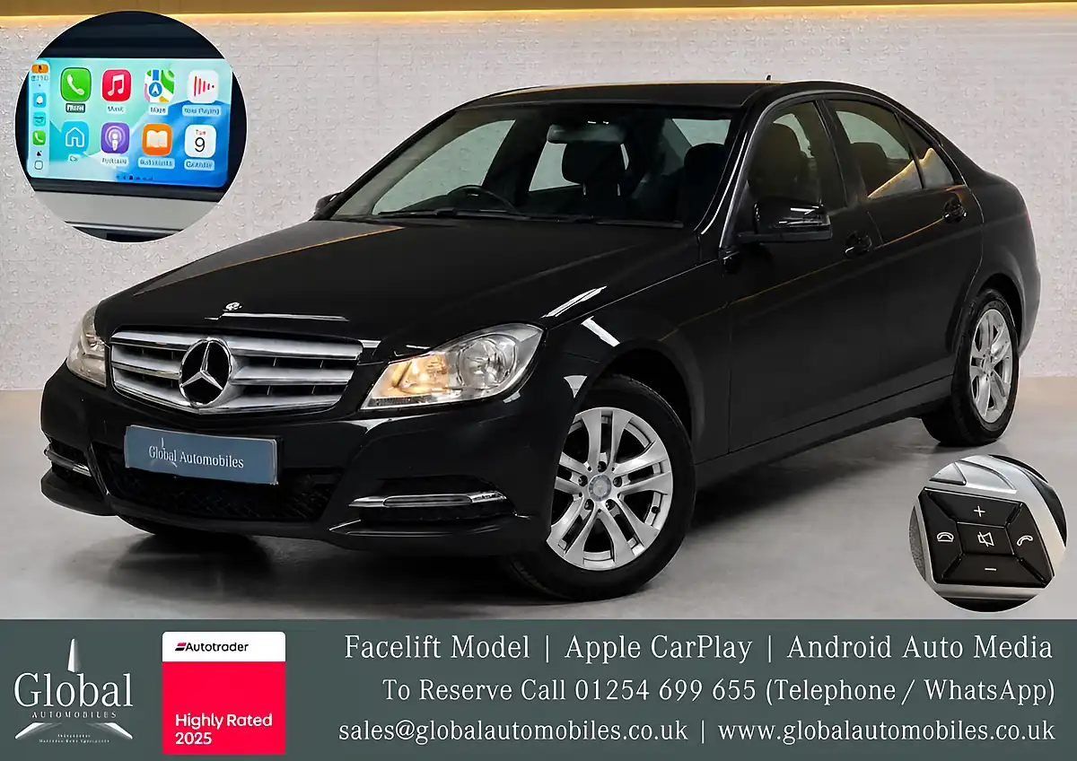 Used 2013 Mercedes-Benz C Class Executive Se Magnetite Black - Front View