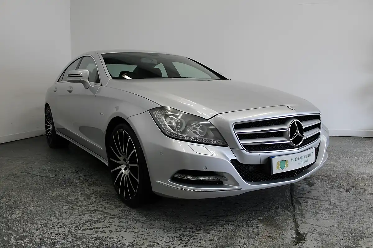 Used 2013 Mercedes-Benz Cls Blueefficiency Coupe Silver - Front View