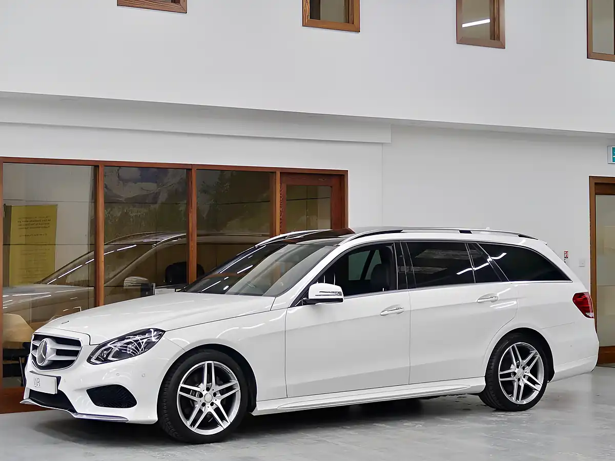 Used 2013 Mercedes-Benz E Class AMG Estate White - Interior and Exterior details 3