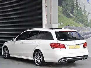 Used 2013 Mercedes-Benz E Class AMG Estate White - Interior and Exterior details 6