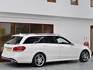 Used 2013 Mercedes-Benz E Class AMG Estate White - Interior and Exterior details 9