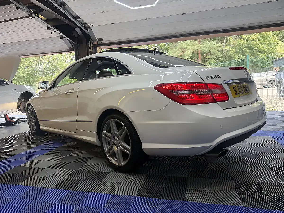 Used 2013 Mercedes-Benz E Class AMG Line Premium Plus Pearlescent White - Interior and Exterior details 10