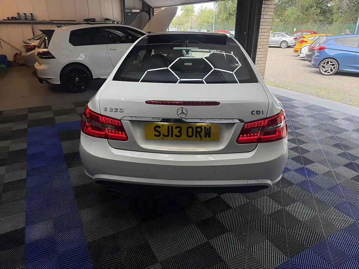 Used 2013 Mercedes-Benz E Class AMG Line Premium Plus Pearlescent White - Interior and Exterior details 11