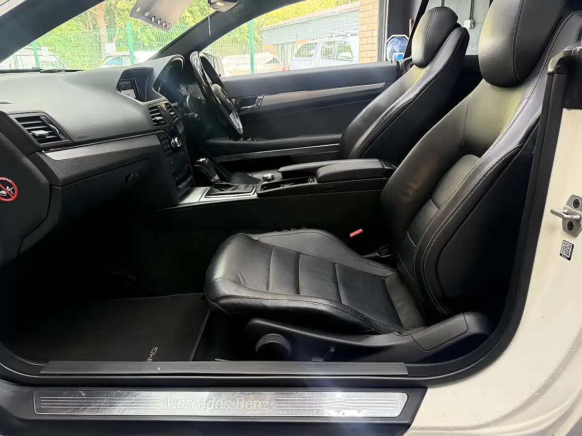 Used 2013 Mercedes-Benz E Class AMG Line Premium Plus Pearlescent White - Interior and Exterior details 12