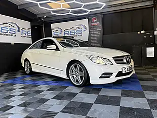 Used 2013 Mercedes-Benz E Class AMG Line Premium Plus Pearlescent White - Interior and Exterior details 2