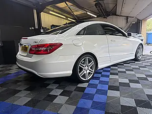 Used 2013 Mercedes-Benz E Class AMG Line Premium Plus Pearlescent White - Interior and Exterior details 9