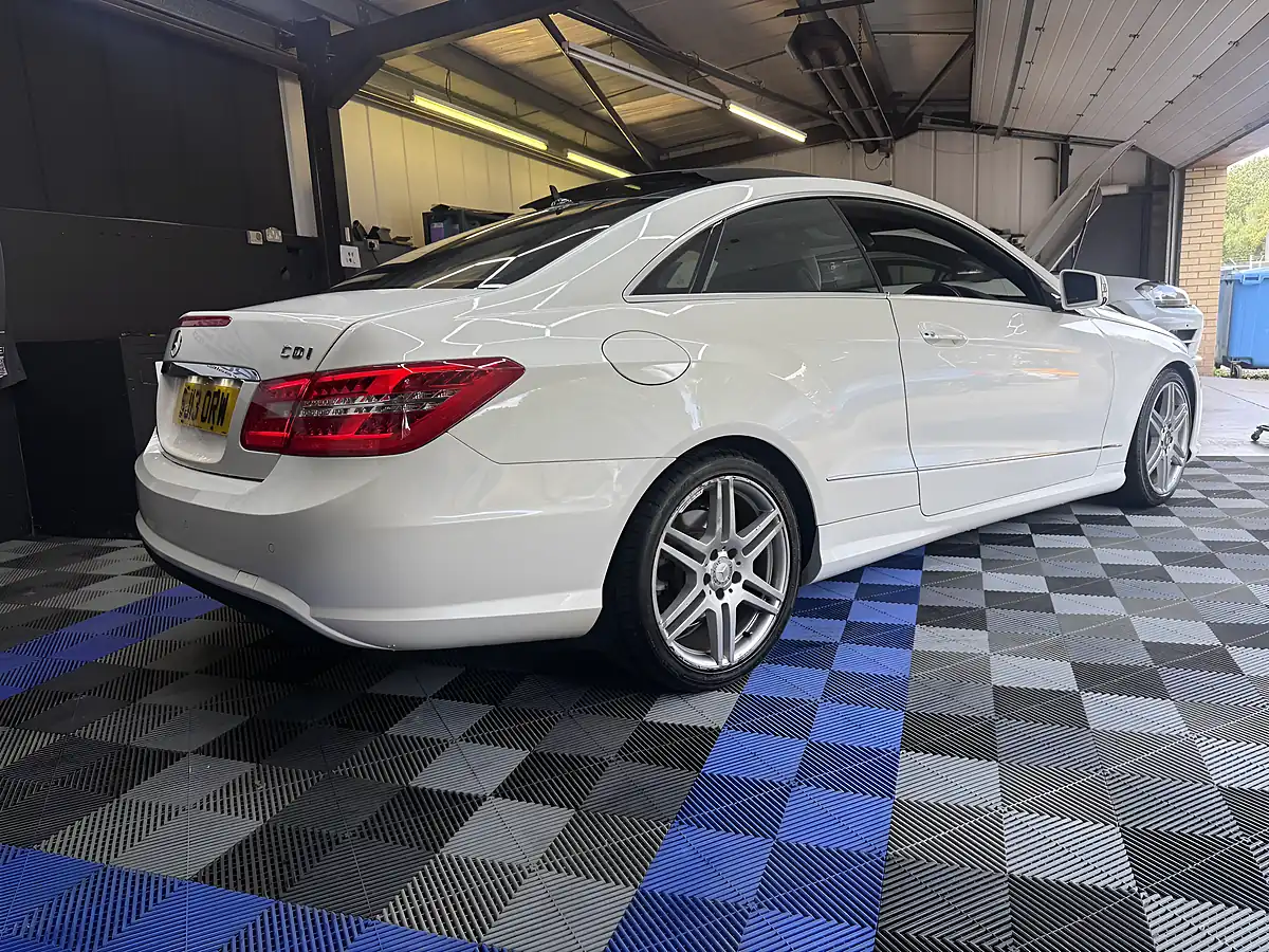 Used 2013 Mercedes-Benz E Class AMG Line Premium Plus Pearlescent White - Interior and Exterior details 9