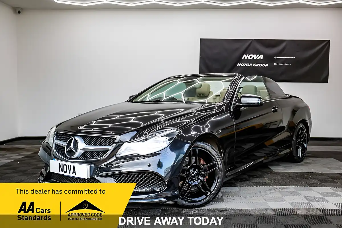 Used 2013 Mercedes-Benz E-Class AMG Sport Black - Front View