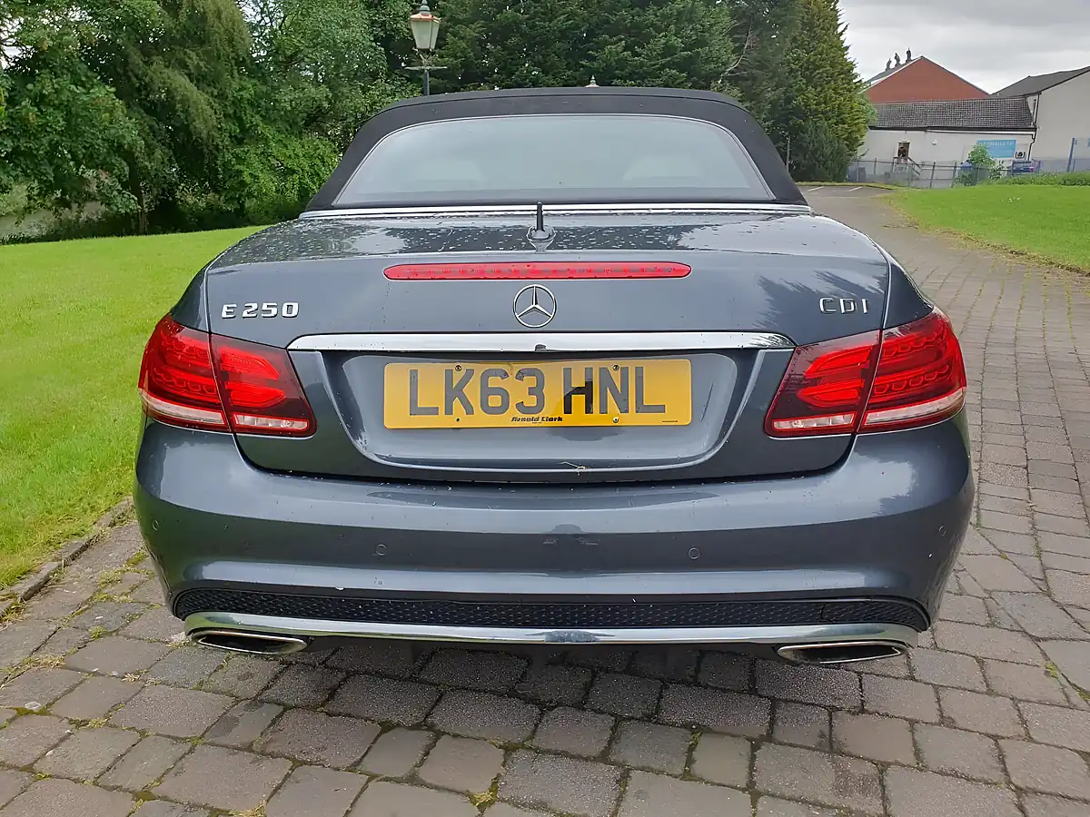 Used 2013 Mercedes-Benz E Class AMG Sport Cabriolet Grey - Interior and Exterior details 5