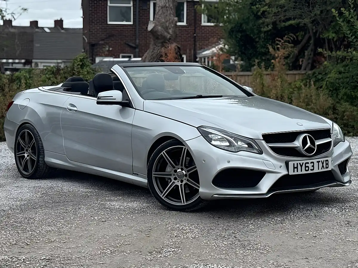Used 2013 Mercedes-Benz E Class AMG Sport Cabriolet Silver - Interior and Exterior details 12