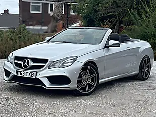 Used 2013 Mercedes-Benz E Class AMG Sport Cabriolet Silver - Interior and Exterior details 4