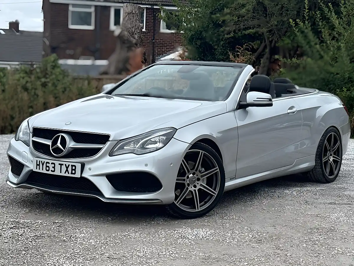 Used 2013 Mercedes-Benz E Class AMG Sport Cabriolet Silver - Interior and Exterior details 4