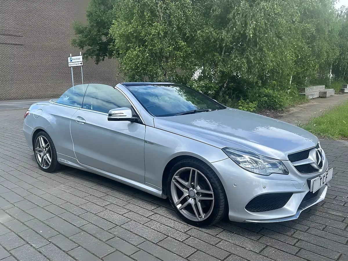 Used 2013 Mercedes-Benz E-Class AMG Sport Silver - Front View