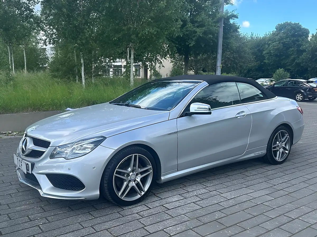 Used 2013 Mercedes-Benz E-Class AMG Sport Silver - Interior and Exterior details 12