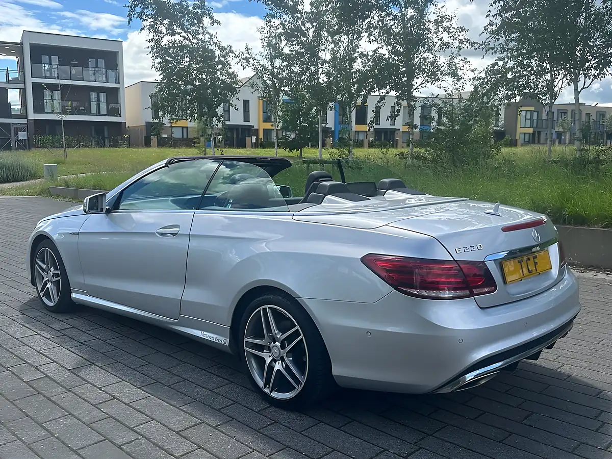 Used 2013 Mercedes-Benz E-Class AMG Sport Silver - Interior and Exterior details 16