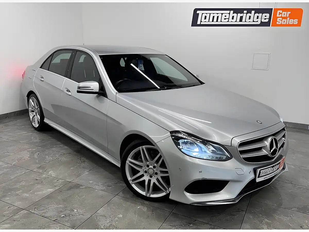 Used 2013 Mercedes-Benz E Class AMG Sport Silver - Front View