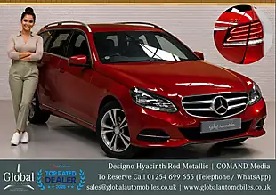 Used 2013 Mercedes-Benz E Class Se Designo Hyacinth Red - Interior and Exterior details 3