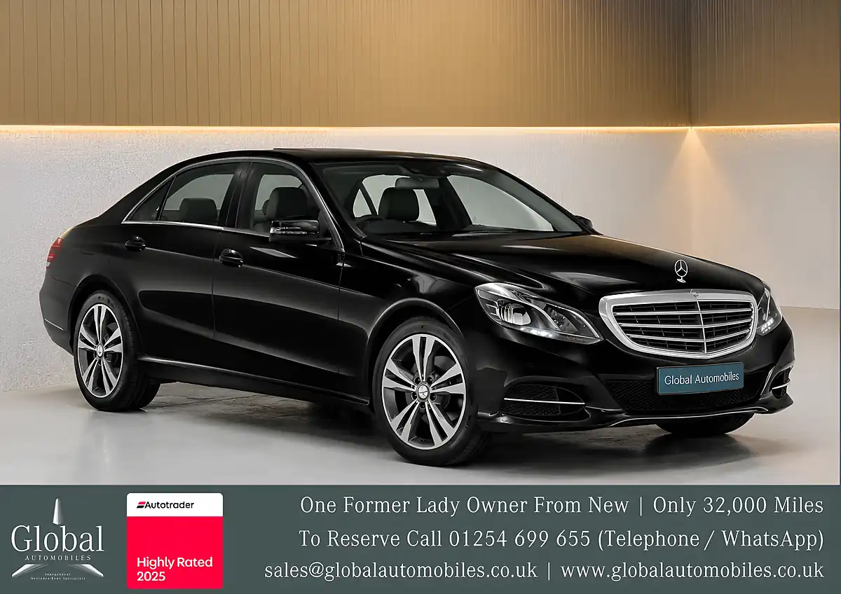 Used 2013 Mercedes-Benz E-Class Se Obsidian Black - Front View