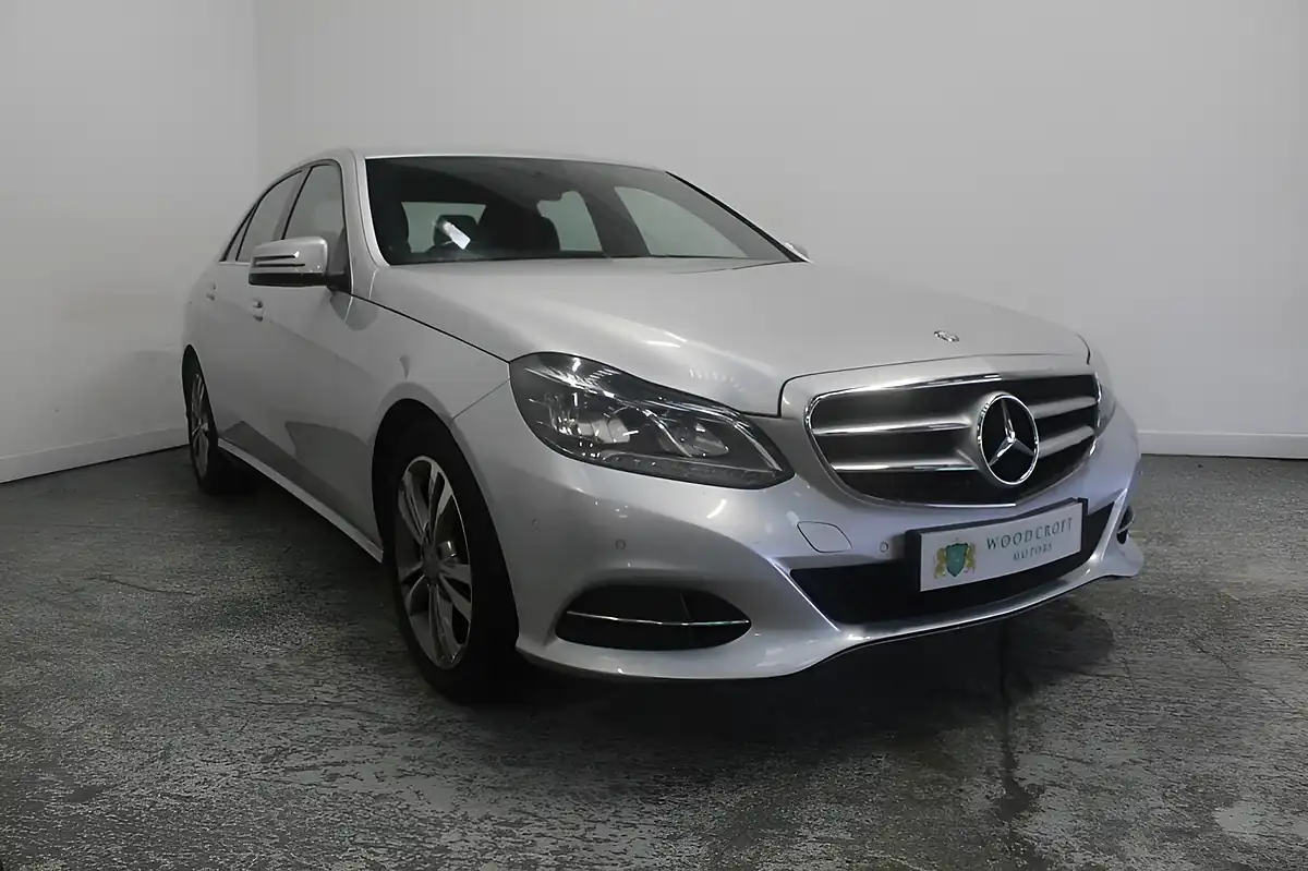 Used 2013 Mercedes-Benz E Class Se Silver - Front View
