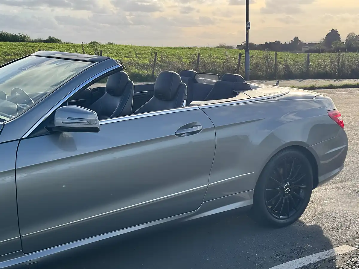 Used 2013 Mercedes-Benz E-Class Sport Cabriolet Silver - Interior and Exterior details 4