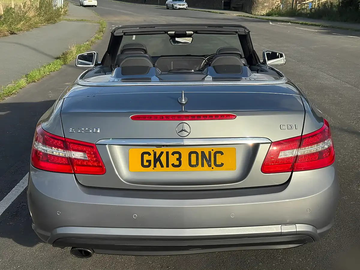 Used 2013 Mercedes-Benz E-Class Sport Cabriolet Silver - Interior and Exterior details 7