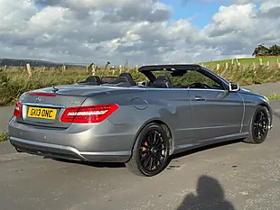 Used 2013 Mercedes-Benz E-Class Sport Cabriolet Silver - Interior and Exterior details 8