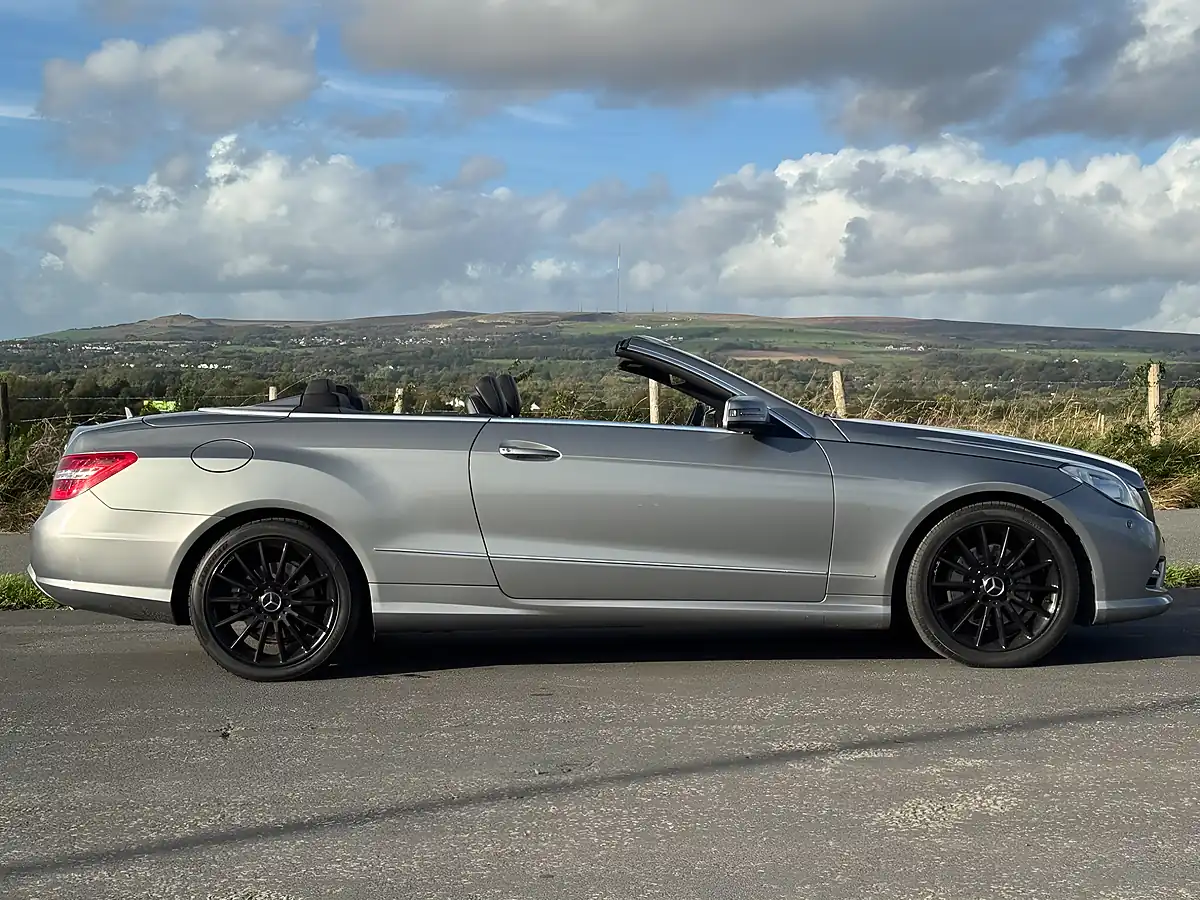 Used 2013 Mercedes-Benz E-Class Sport Cabriolet Silver - Interior and Exterior details 9
