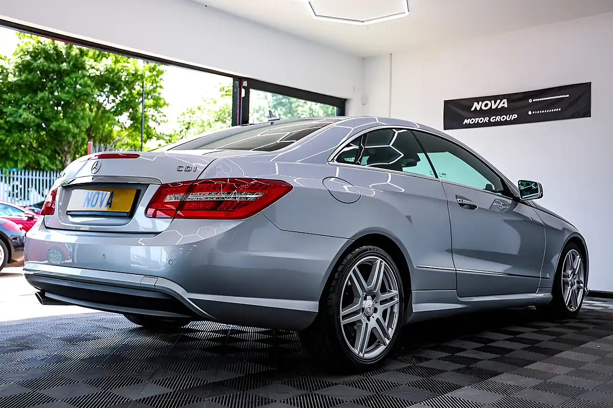 Used 2013 Mercedes-Benz E-Class Sport Coupe Silver - Interior and Exterior details 10