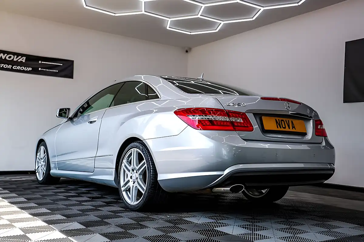 Used 2013 Mercedes-Benz E-Class Sport Coupe Silver - Interior and Exterior details 12