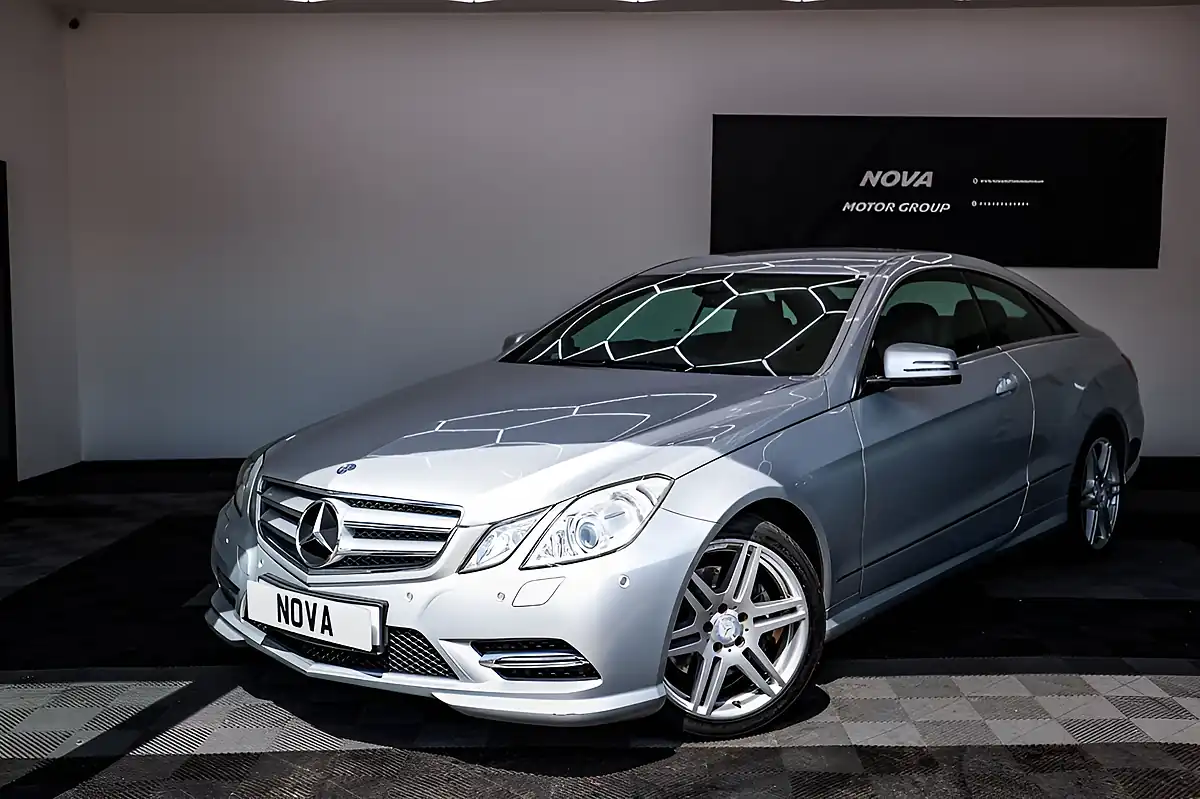 Used 2013 Mercedes-Benz E-Class Sport Coupe Silver - Interior and Exterior details 2