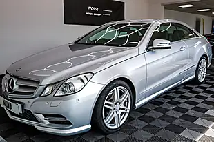 Used 2013 Mercedes-Benz E-Class Sport Coupe Silver - Interior and Exterior details 7
