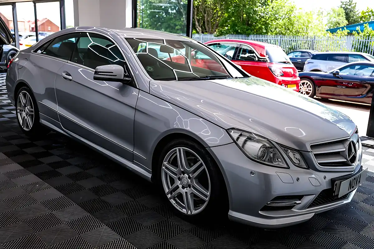 Used 2013 Mercedes-Benz E-Class Sport Coupe Silver - Interior and Exterior details 9