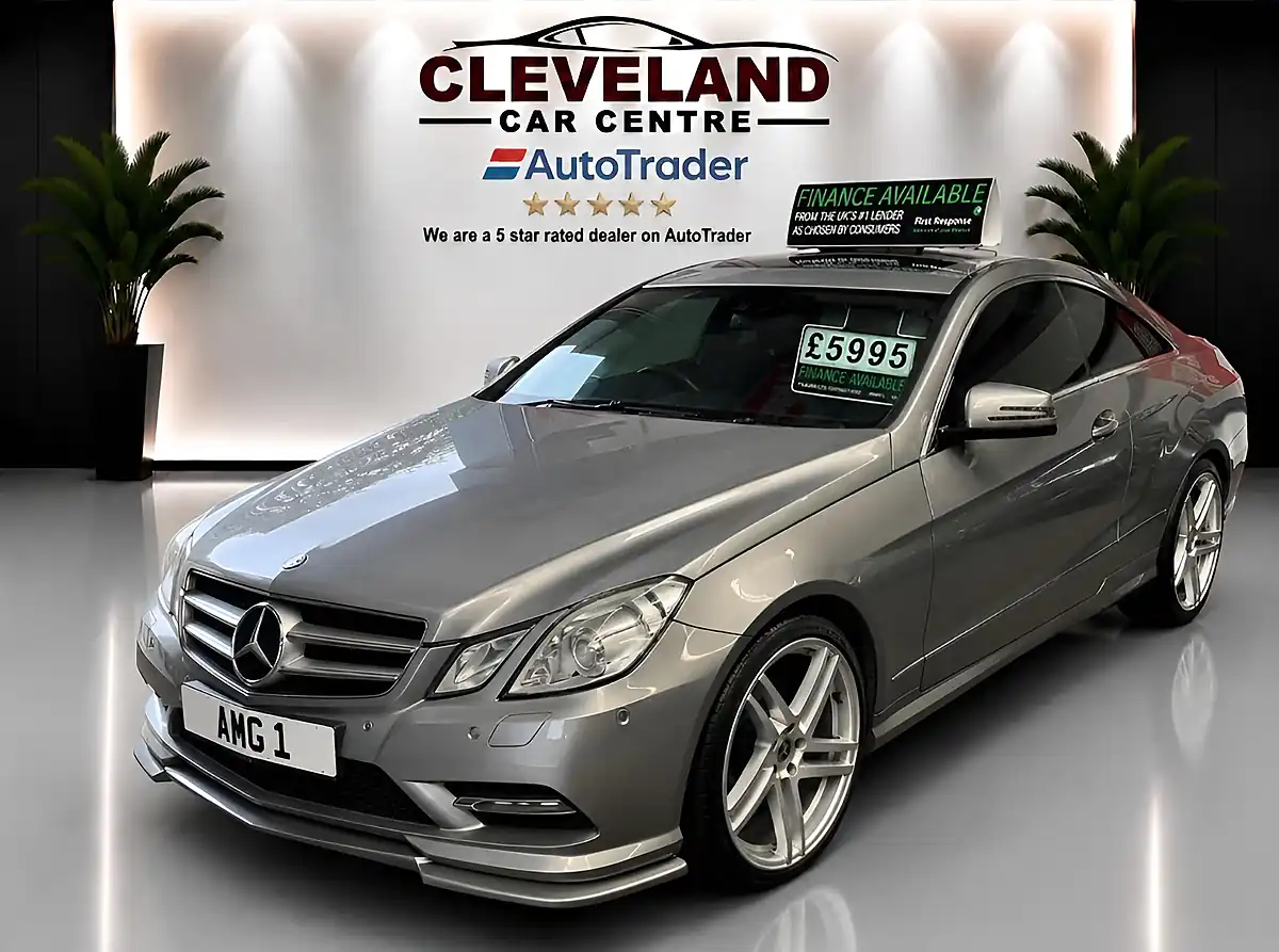 Used 2013 Mercedes-Benz E Class Sport Silver - Front View