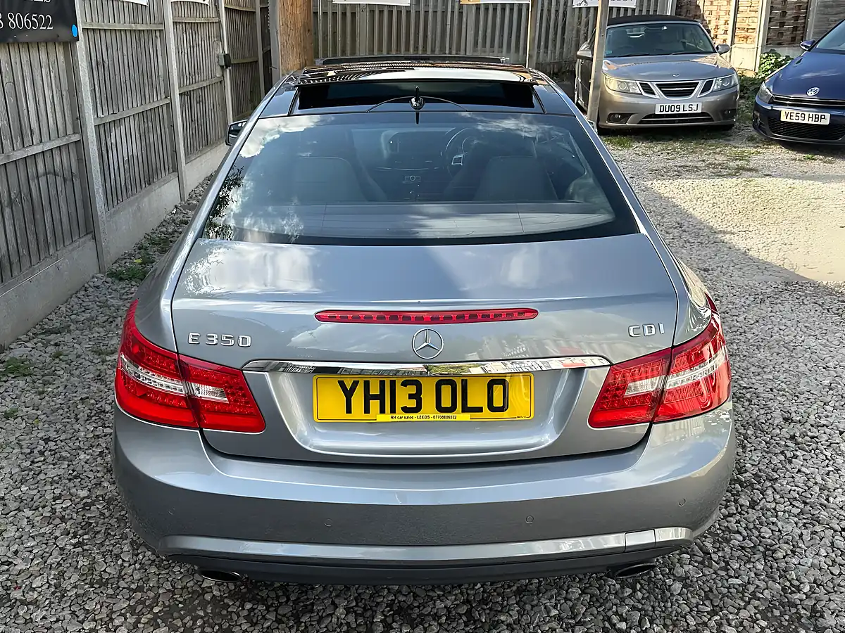 Used 2013 Mercedes-Benz E Class Sport Silver - Interior and Exterior details 9