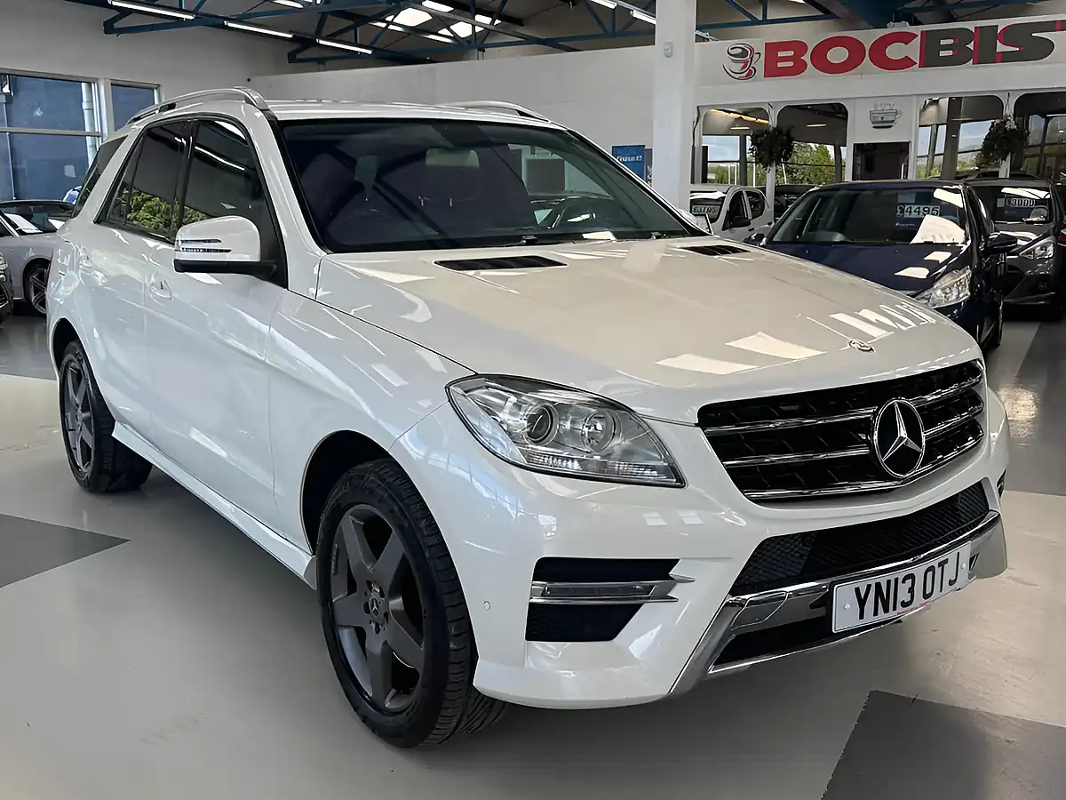 Used 2013 Mercedes-Benz M Class AMG Sport White - Interior and Exterior details 5